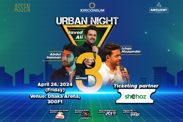 Urban Night with 3 Nations feat. Javed Ali, Abdul Hannan & Ishaan Mozumder